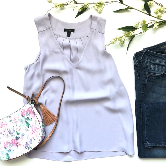 J. Crew Tops - J. Crew Drapey Crepe Tank
